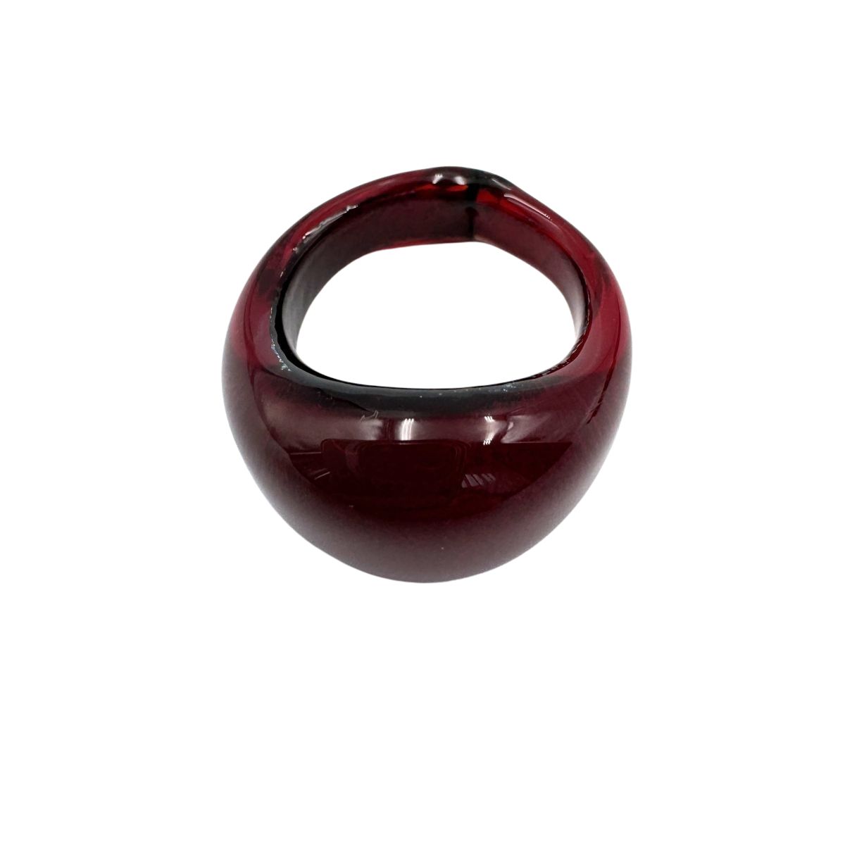 Ring Murano domed, plain