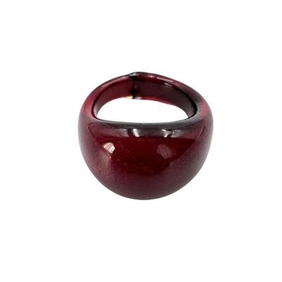 Ring Murano domed, plain