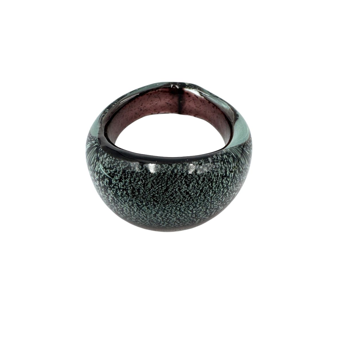 Ring Murano domed, plain