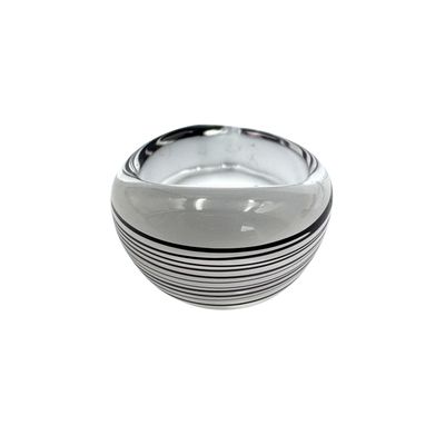 Murano ring, striped