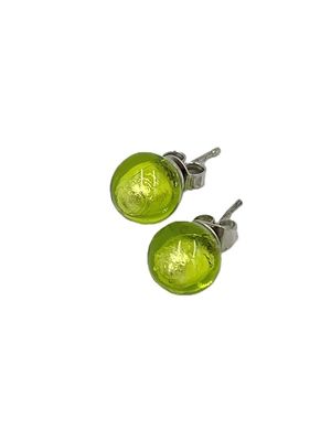 Stud earrings Murano ball 8mm Stud earrings Murano ball 8mm