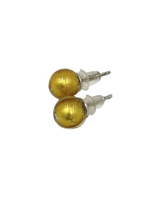Stud earrings Murano ball 8mm Stud earrings Murano ball 8mm