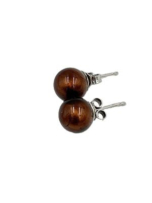 Stud earrings Murano ball 8mm Stud earrings Murano ball 8mm