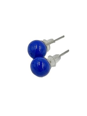 Stud earrings Murano ball 8mm