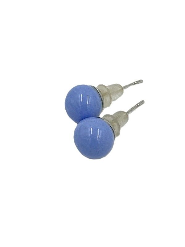 Stud earrings Murano ball 8mm