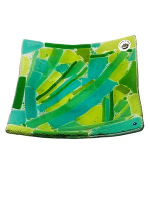 Murano Glass bowl 22x22cm  -Unique piece-