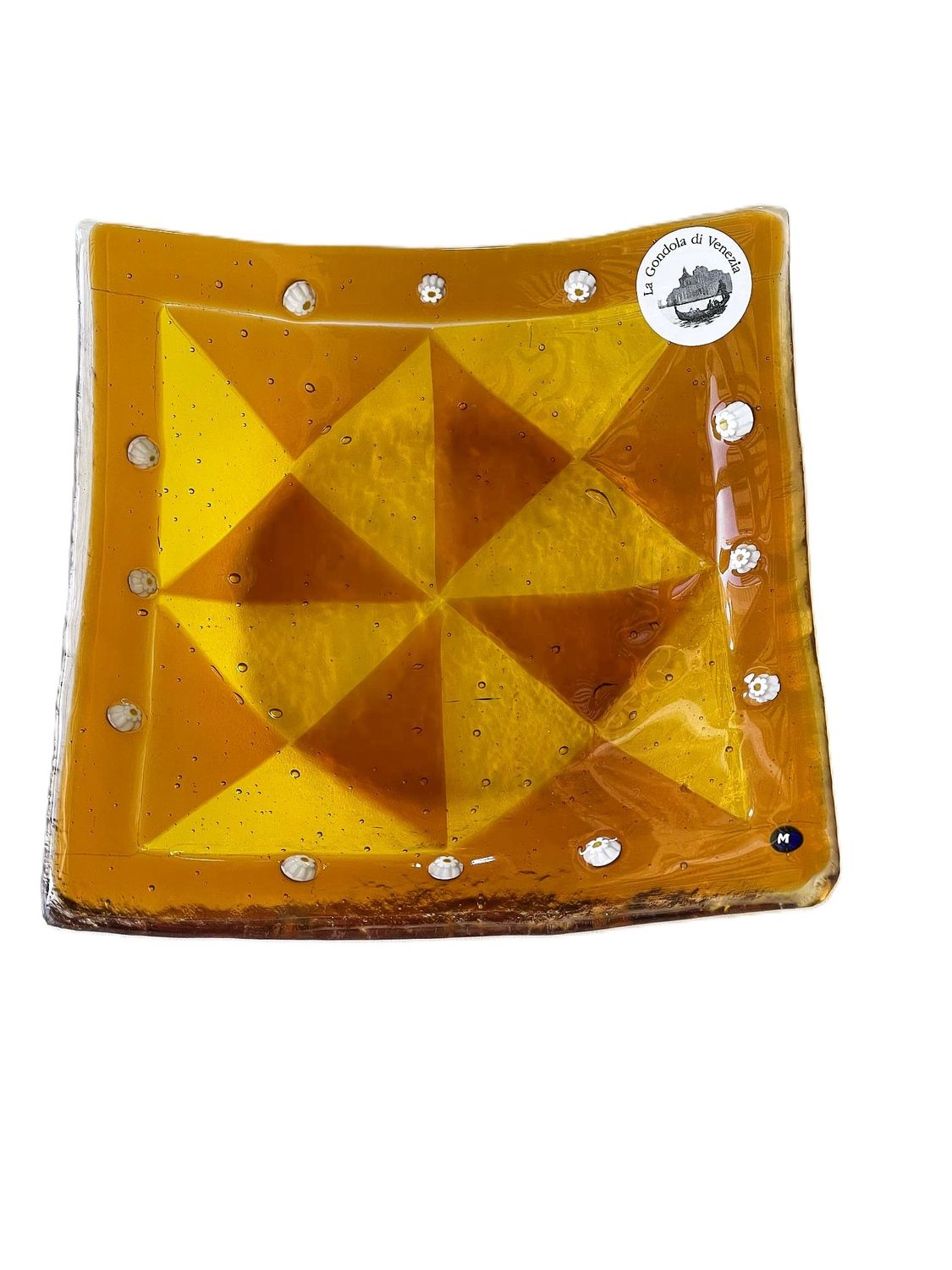 Murano Glass bowl 14x14cm