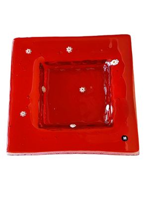 Murano Glass bowl 14x14cm