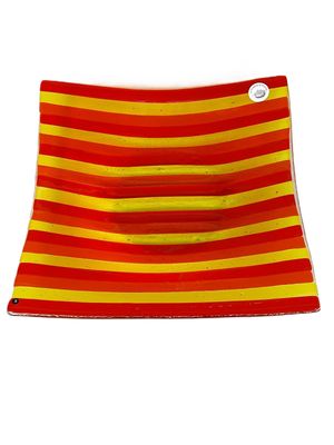 Murano Glass bowl 28x28cm -Unique piece-