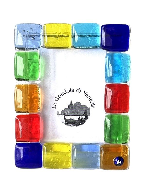 Photo frame Murano glass H8xW6.5cm