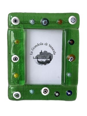 Photo frame Murano glass H8xW6.5cm