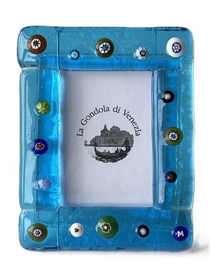 Photo frame Murano glass H8xW6.5cm