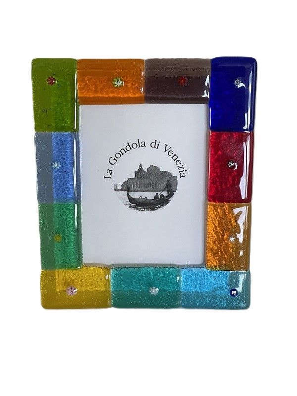 Photo frame Murano H18cm x W15cm -Unique piece-