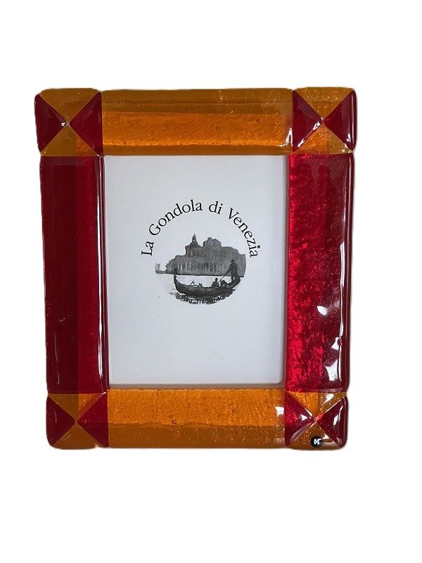 Photo frame Murano H18xW15cm - Unique piece -