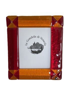 Photo frame Murano H18xW15cm - Unique piece -
