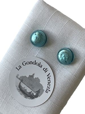 Stud earrings Murano 8mm