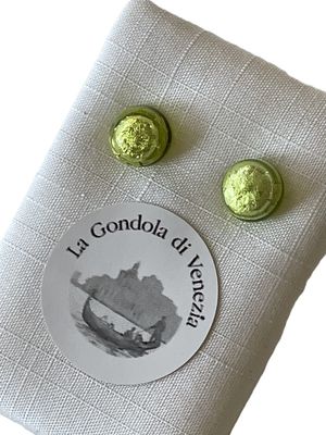 Stud earrings Murano 8mm