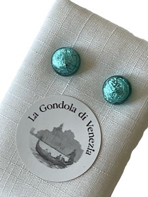 Stud earrings Murano 8mm