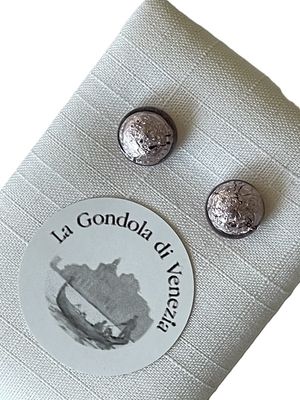 Stud earrings Murano 8mm