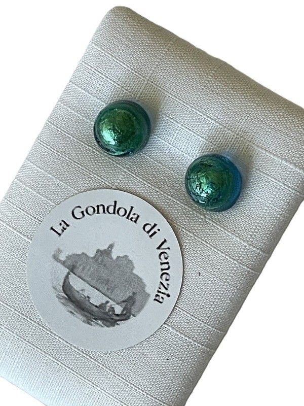 Stud earrings Murano 8mm