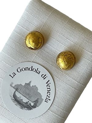 Stud earrings Murano 8mm