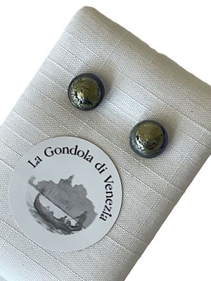 Stud earrings Murano 8mm