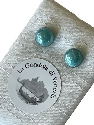 Stud earrings Murano 8mm