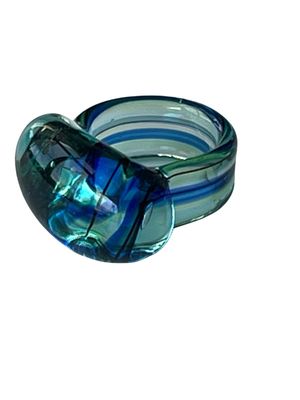 Luxury Murano ring size 56