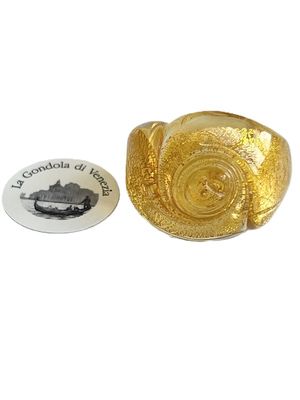 Ring Rose Murano size 18mm/56 unique piece