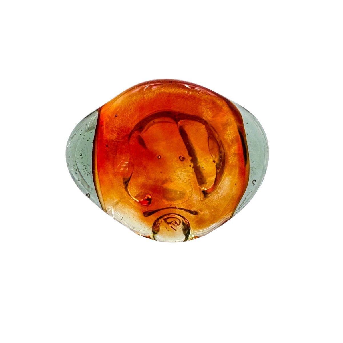 Luxury Murano ring size 59