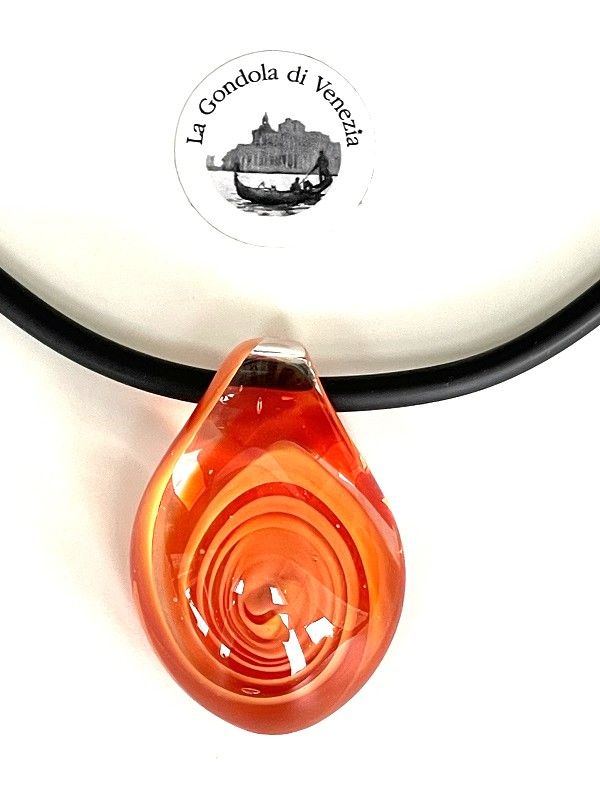 Murano pendant, spiral