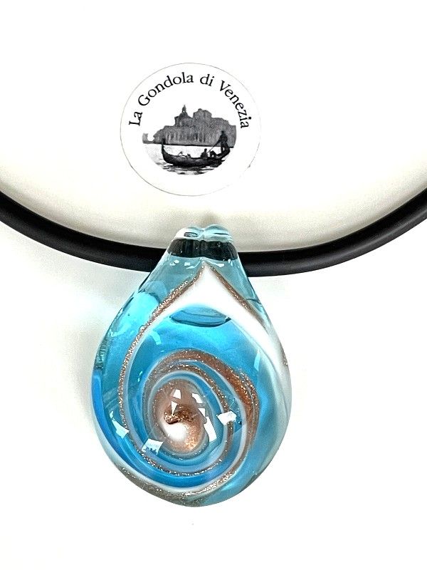 Murano pendant, spiral