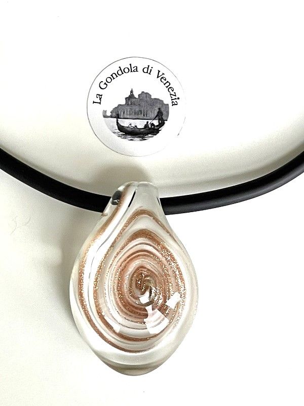Murano pendant, spiral