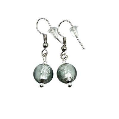 Ohrhänger Kugel Murano Glas 10mm 