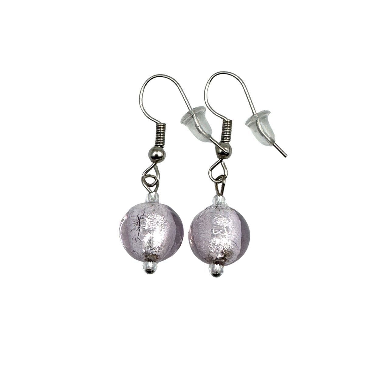 Ohrhänger Kugel Murano Glas 10mm 