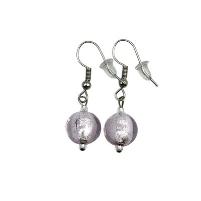 Ohrhänger Kugel Murano Glas 10mm 