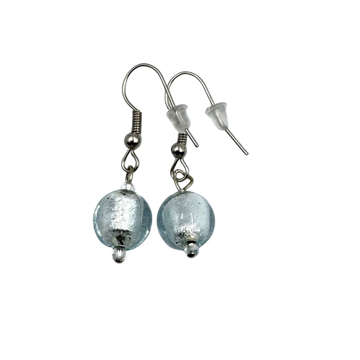 Ohrhänger Kugel Murano Glas 10mm 