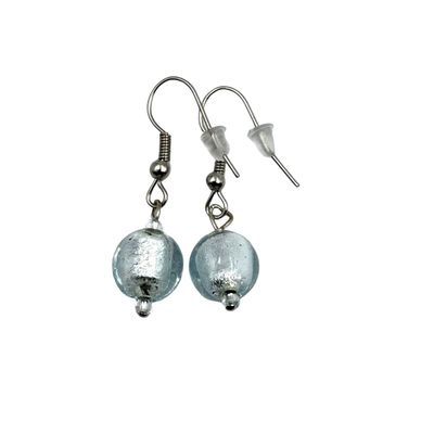 Ohrhänger Kugel Murano Glas 10mm 