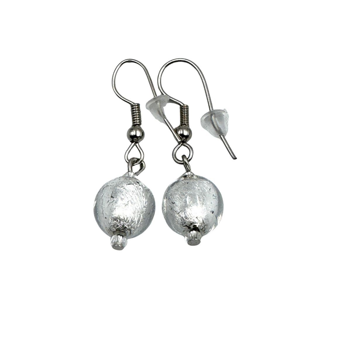 Ohrhänger Kugel Murano Glas 10mm 