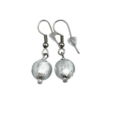 Ohrhänger Kugel Murano Glas 10mm 