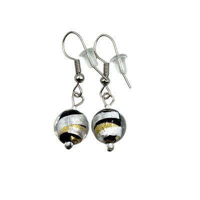 Ohrhänger Kugel Murano Glas 10mm 