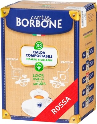 Borbone Rossa a partir de 50 dosettes pads cialde