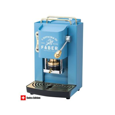 Faber Pro Deluxe, light blue, noire, blanche et British green