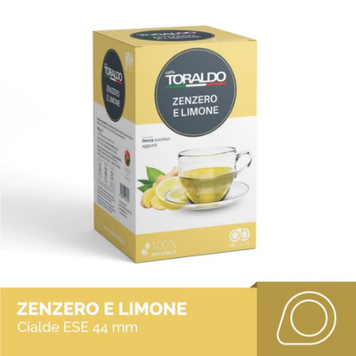 Caffè Toraldo – ESE Pads Tisana Citron et Gingembre 18pz