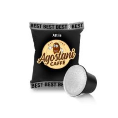 100 Capsule Compatibili Nespresso - Caffè Agostani Best Attila