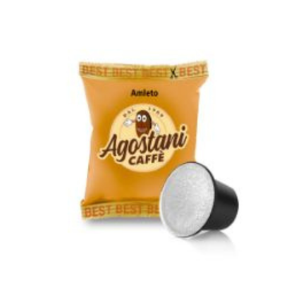 100 capsules compatibles Nespresso - Caffè Agostani Best Amleto