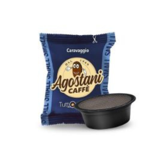 100 capsules de café Agostani small Caravaggio adapté pour Lavazza A Modo Mio