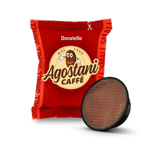 100 capsules de café Agostani SMALL Donatello adaptées à Lavazza A Modo Mio