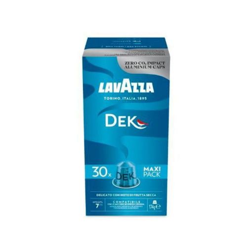 30 Capsule aluminium Lavazza Dek Nespresso
