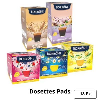 Dosettes Borbone, dosettes 44mm pour boissons solubles mixtes